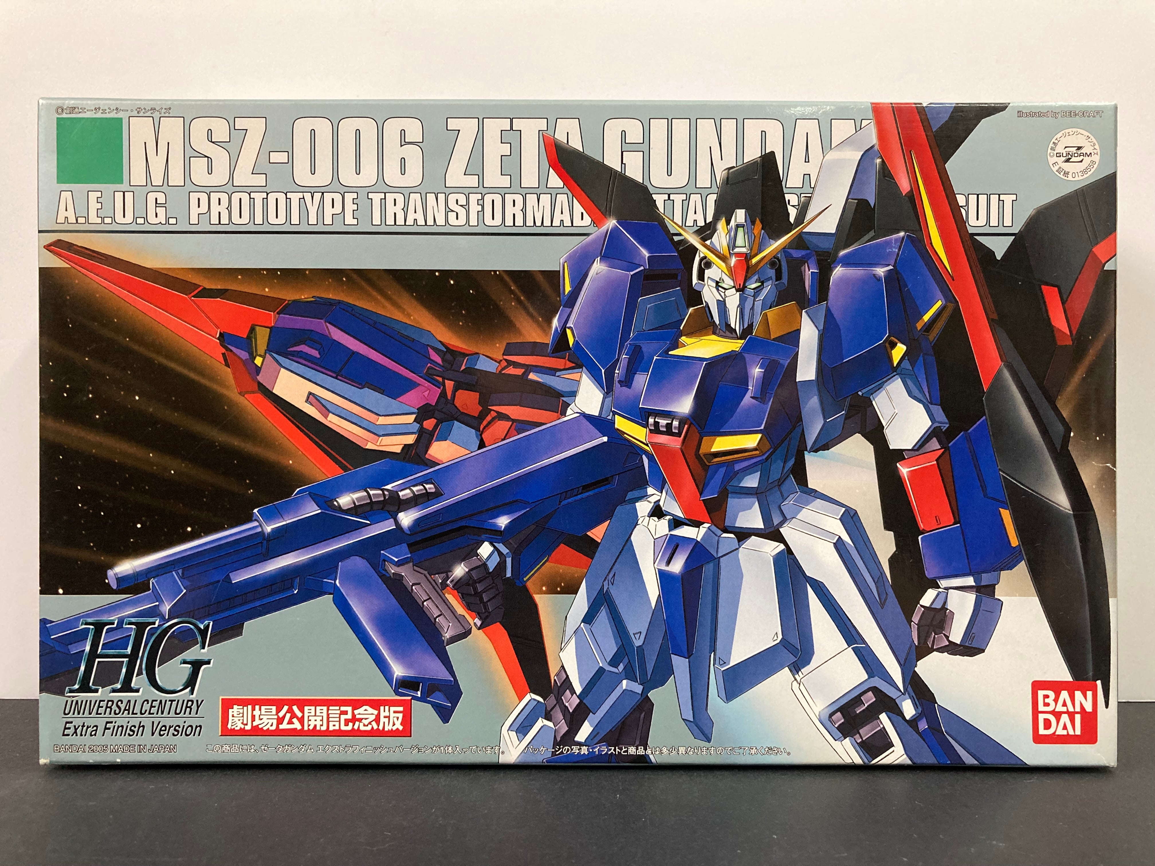 HGUC 1/144 MSZ-006 Zeta A.E.U.G. Prototype Transformable Attack Use Mo