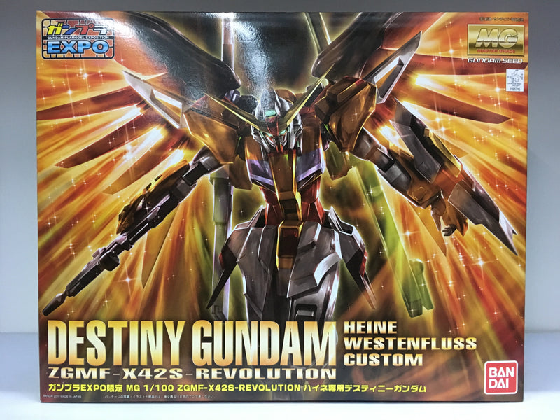 MG 1/100 Destiny Gundam (Heine Westenfluss Custom) Z.A.F.T. Mobile Suit ZGMF-X42S-Revolution