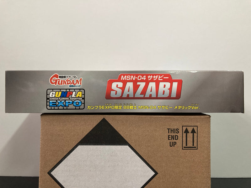 SD BB Senshi MSN-04 Sazabi Metallic Coating Version Neo Zeon Char Aznable's Use Mobile Suit for Newtype - 2013 Gunpla Expo World Tour Japan Special Version