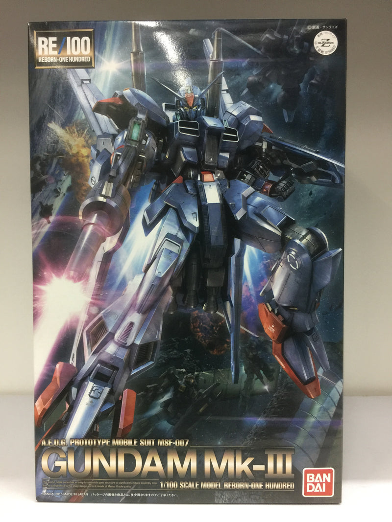 RE 1/100 No. 002 MSF-007 Gundam Mk-III A.E.U.G. Prototype Mobile Suit MSF-007