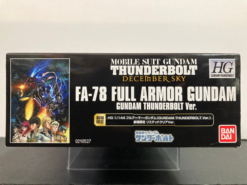 HGGT 1/144 FA-78 Full Armor Gundam Gundam Thunderbolt Version ~ Theatrical Exclusive Clear Color Version [Mobile Suit Gundam Thunderbolt The Movie: December Sky]