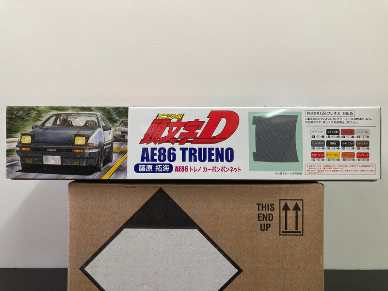 Initial D No. 19 Toyota Corolla Sprinter Trueno GT-Apex AE86 Project D Carbon Bonnet Version ~ Takumi Fujiwara [藤原拓海 - Project D]