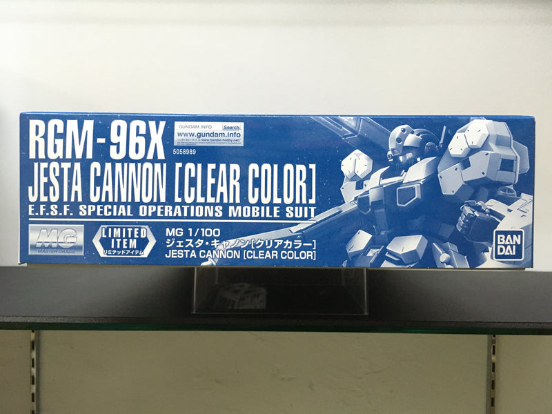 MG 1/100 RGM-96X Jesta Cannon Clear Color Version E.F.S.F. Special Operations Mobile Suit