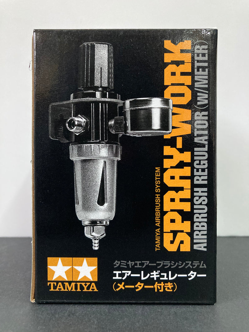 Spray-Work Airbrush Regulator with Meter (74565) [壓力調節器 - 按壓式釋放閥]