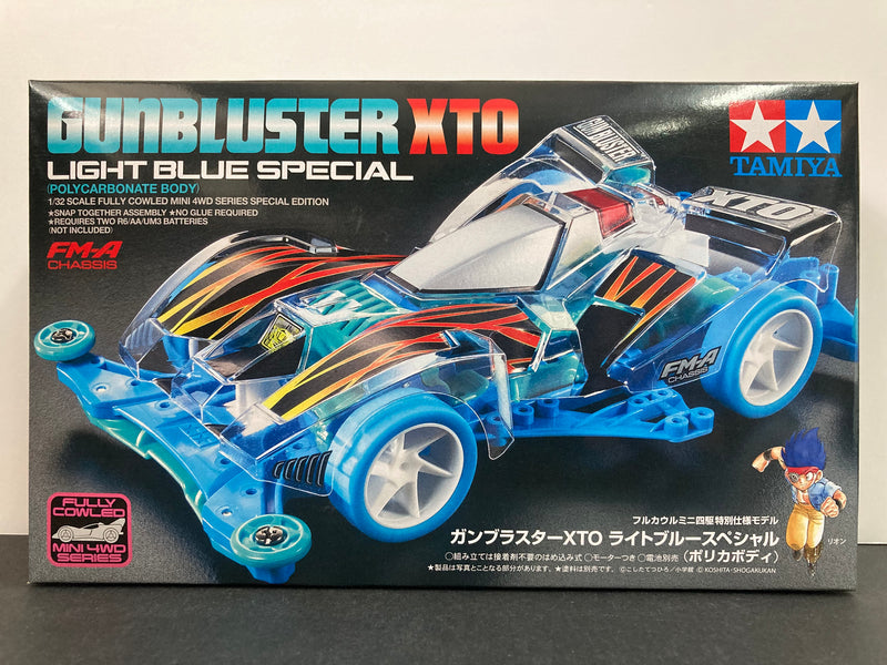 [95439] Gun Bluster XTO ~ Light Blue Polycarbonate Body Special Version (FM-A Chassis)