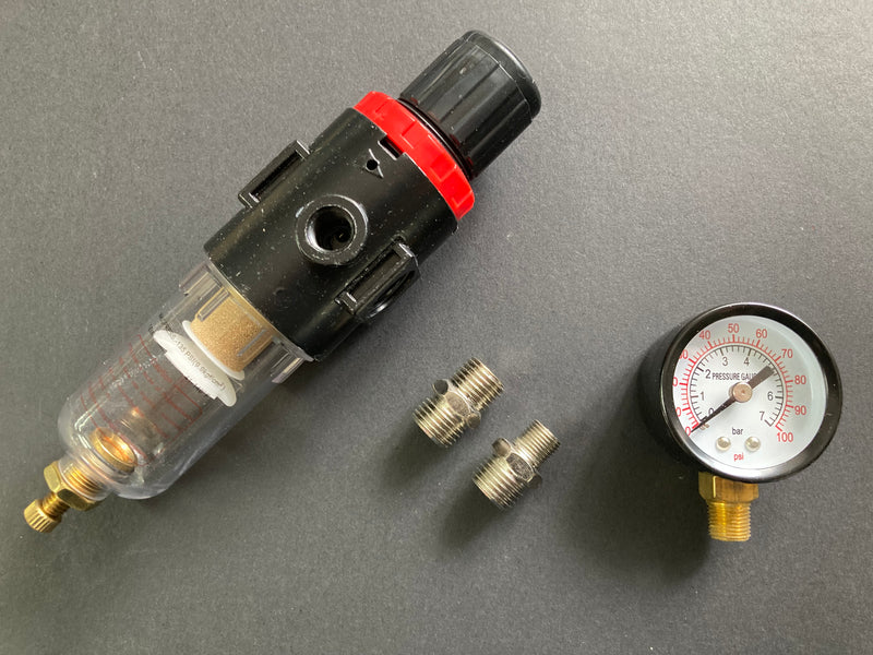 Filter Regulator with Pressure Gauge (壓力調節器 - 螺桿式釋放閥) HS-F3
