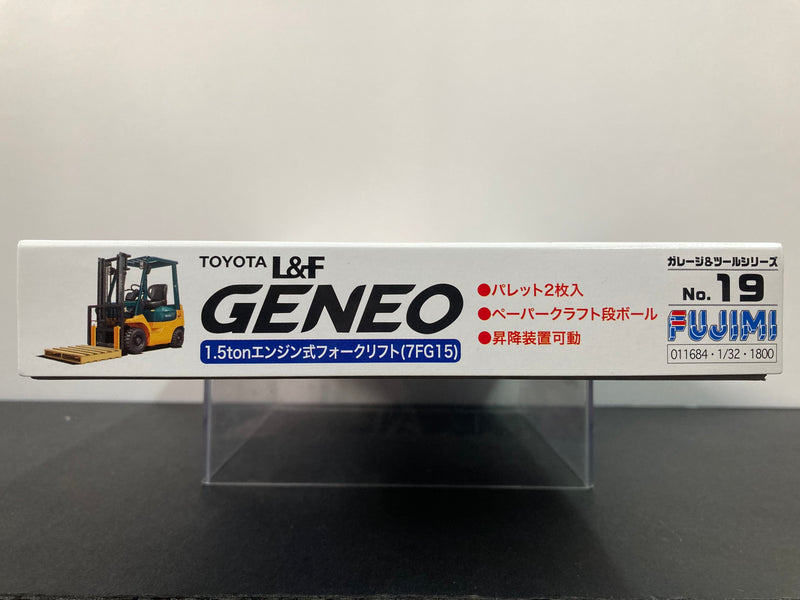 Garage & Tools Series No. 19 Toyota L&F Geneo 15 Forklift 1.5ton Class (7FG15)