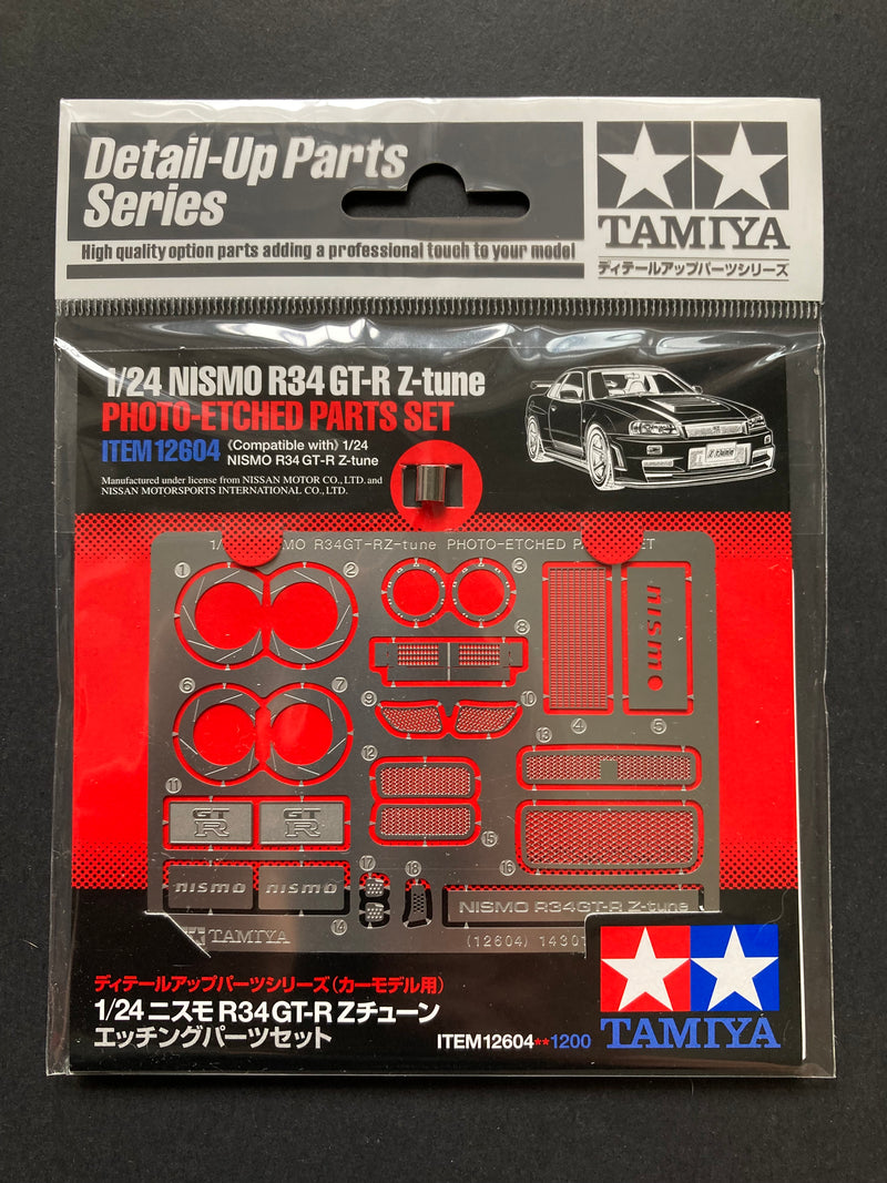 Nismo R34 GT-R Z-Tune Photo-Etched Parts Set