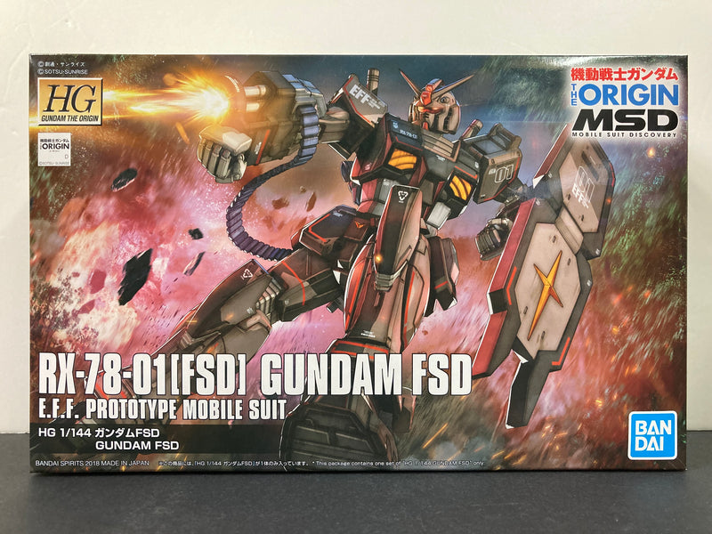 HGGTO 1/144 No. 021 RX-78-01[FSD] Gundam FSD E.F.F. Prototype Mobile Suit