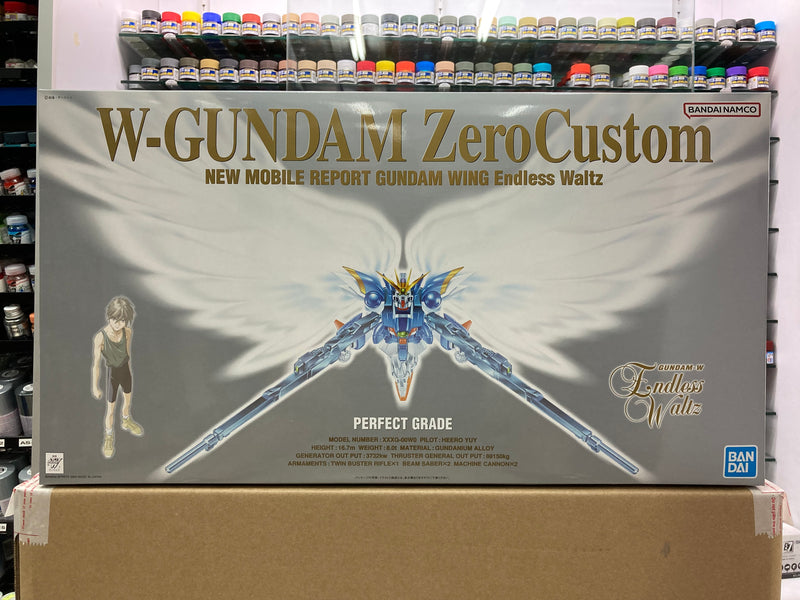 PG 1/60 Mobile Suit XXXG-00W0 Wing Gundam Zero Custom New Mobile Report Gundam Wing Endless Waltz