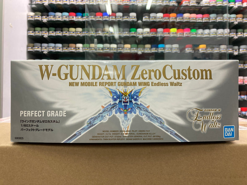 PG 1/60 Mobile Suit XXXG-00W0 Wing Gundam Zero Custom New Mobile Report Gundam Wing Endless Waltz