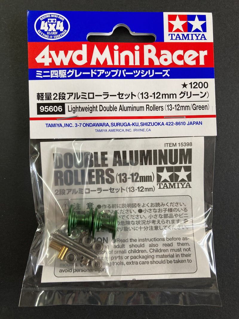 [95606] Lightweight Double Aluminum Rollers (13-12 mm/Green)