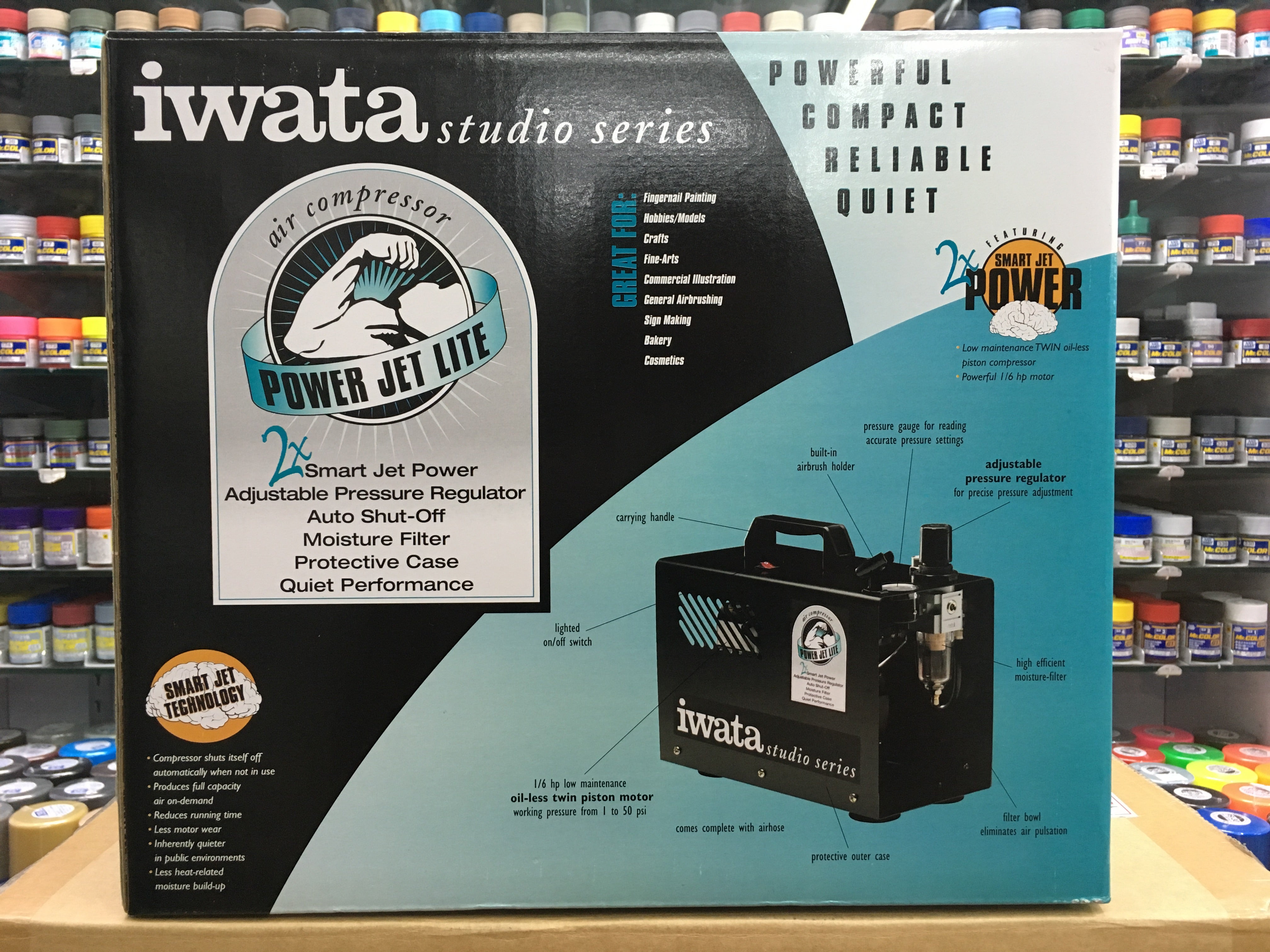 Iwata Power Jet Lite Airbrush Compressor IS-925 Iwata Airbrush