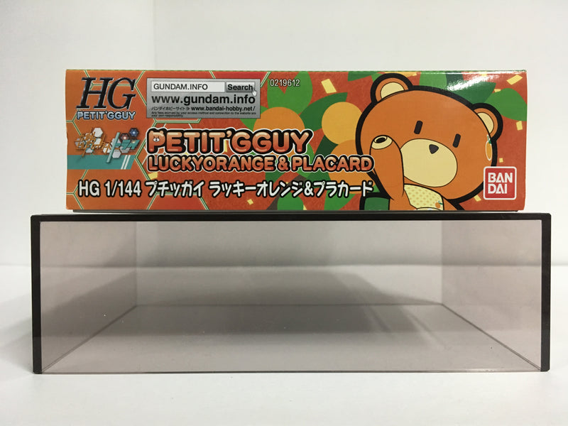 Gundam Docks at Taiwan HG 1/144 Petit'gguy Lucky Orange & Placard