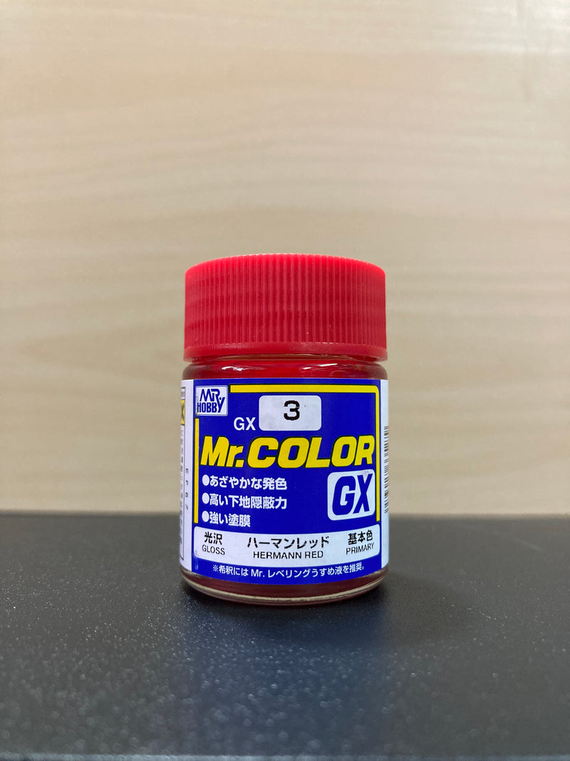 Mr. Color GX 基本色系 [光澤] (18 ml) GX1 ~ GX100