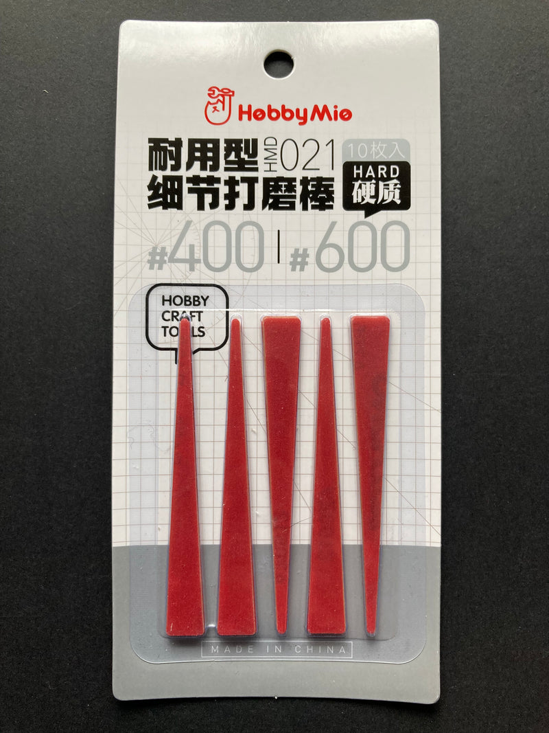 High Durability Sanding Stick [Pointed] x 6 pcs 耐用型細節打磨棒 [尖頭]