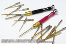HG Aluminum Quick Change Pin Vise (Red) 快拆式模型專用精密手鑽 (紅色) HT-330