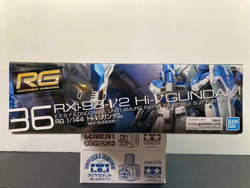 RG 1/144 No. 36 RX-93-V2 Hi-V Gundam E.F.S.F. [Londo Bell Unit] Amuro Ray's Use Mobile Suit for Newtype