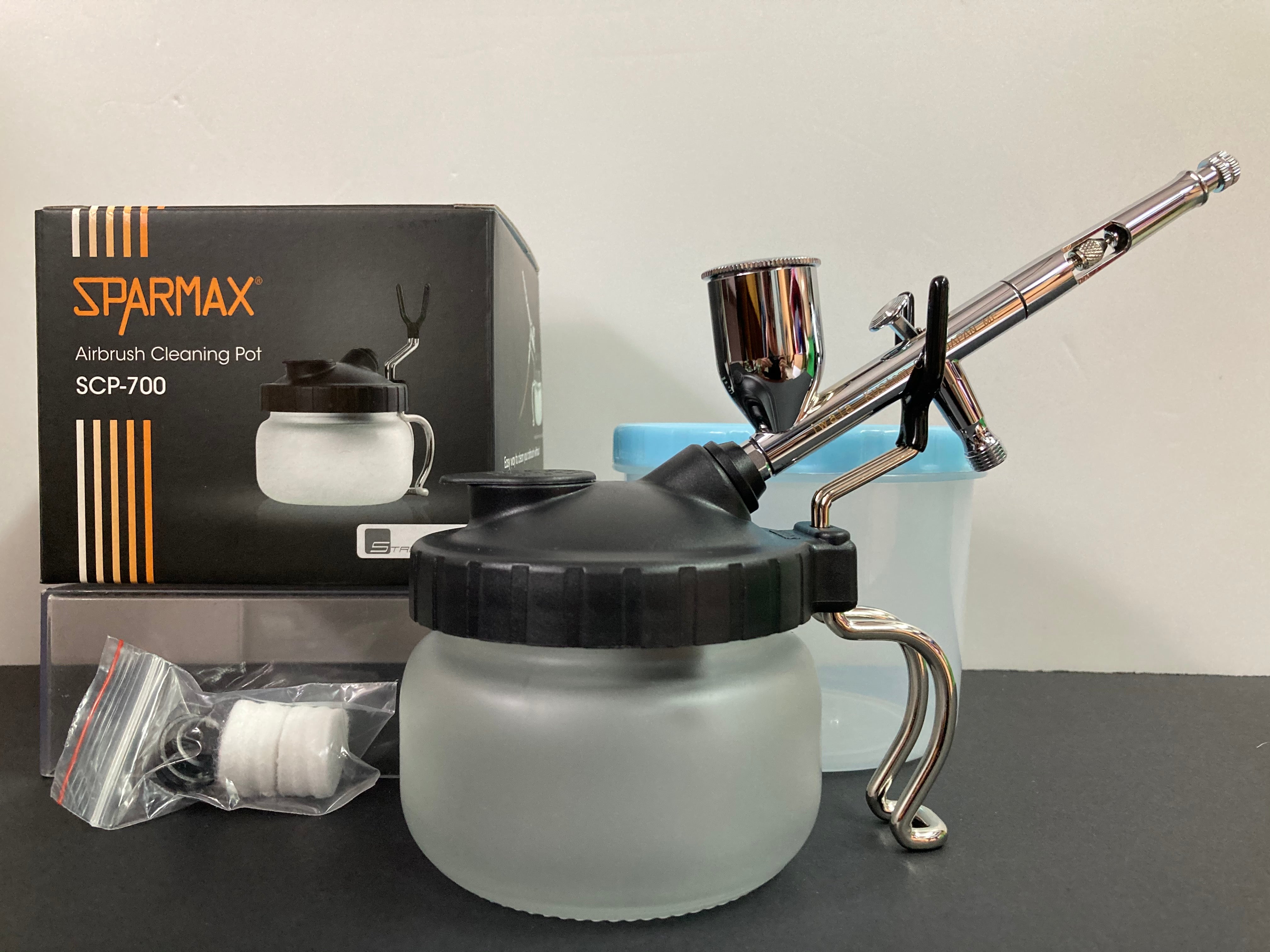 Airbrush Cleaning Pot by Sparmax 