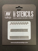 Hobby Stencils - 模型遮噴板 模板 鏤空範本