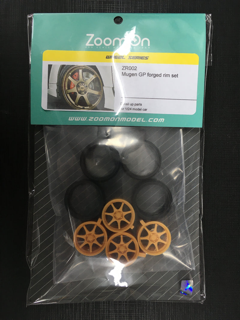 1/24 Scale Kit: Mugen Power GP 18" Wheel & Tyres Set ZR002