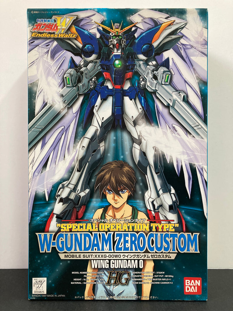 HG 1/100 Gundam-W OVA Endless Waltz Series EW-S Special XXXG-00W0 Wing Gundam Zero EW Custom [Special Operation Type] - 1997 Metallic Color Special Version