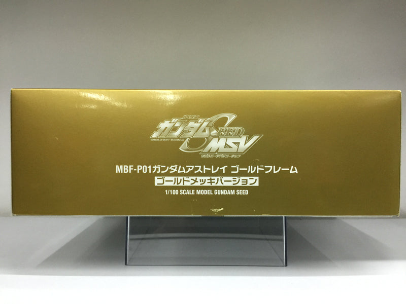 1/100 Gundam Astray Gold Frame Gold Metallic Version Rondo Gina Sahaku's Use Mobile Suit MBF-P01 Chara Hobby 2004 C3 x Hobby Version [Special Edition]