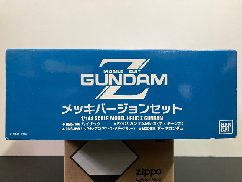 HGUC 1/144 Mobile Suit Zeta Gundam Metallic Version Limited Edition Boxed Set - Chara Hobby 2004 C3 x Hobby Special Version