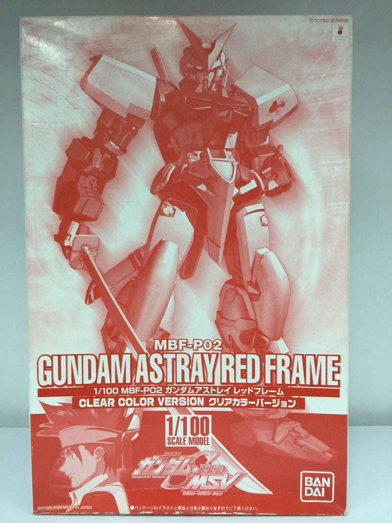 1/100 Gundam Astray Red Frame Clear Color Version Lowe Guele's Use Mobile Suit MBF-P02