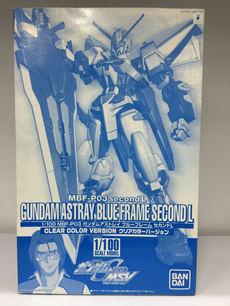 1/100 Gundam Astray Blue Frame Second L Clear Color Version Gai Murakumo's Custom Mobile Suit MBF-P03