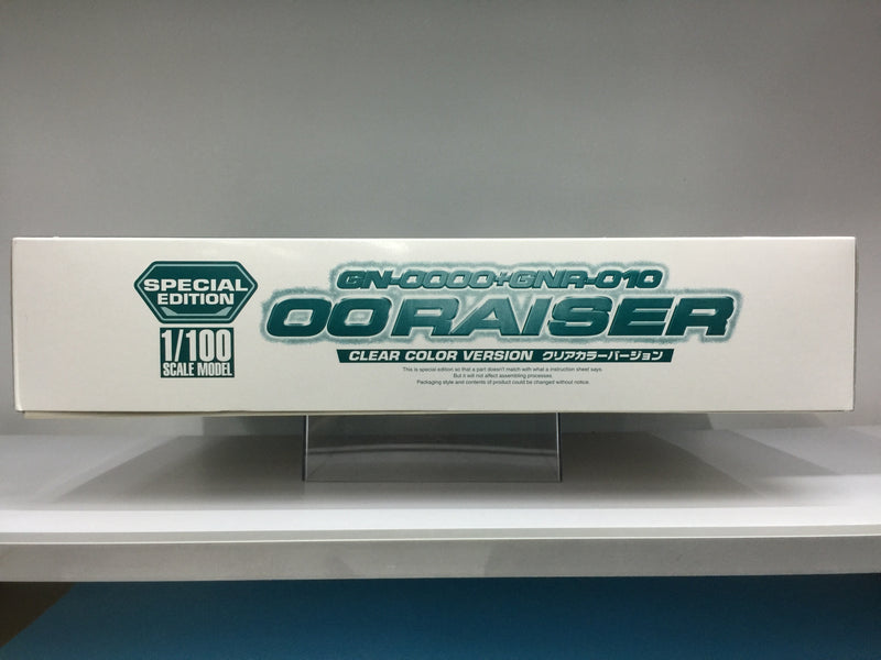 1/100 00 Raiser Celestial Being Mobile Suit GN-0000 + GNR-010 2009 Anime Festival Asia Singapore Clear Color Version [Special Edition]