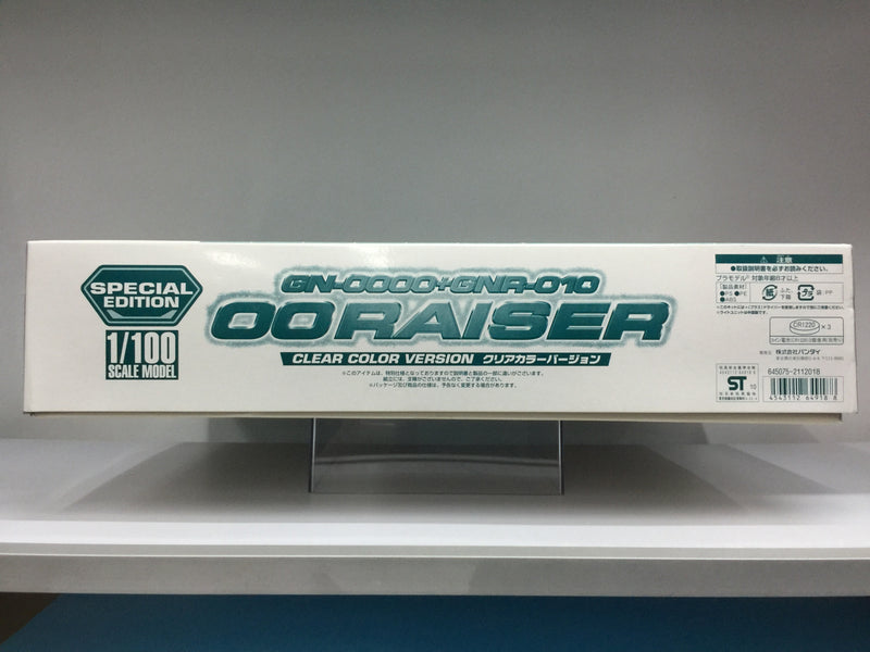 1/100 00 Raiser Celestial Being Mobile Suit GN-0000 + GNR-010 2009 Anime Festival Asia Singapore Clear Color Version [Special Edition]