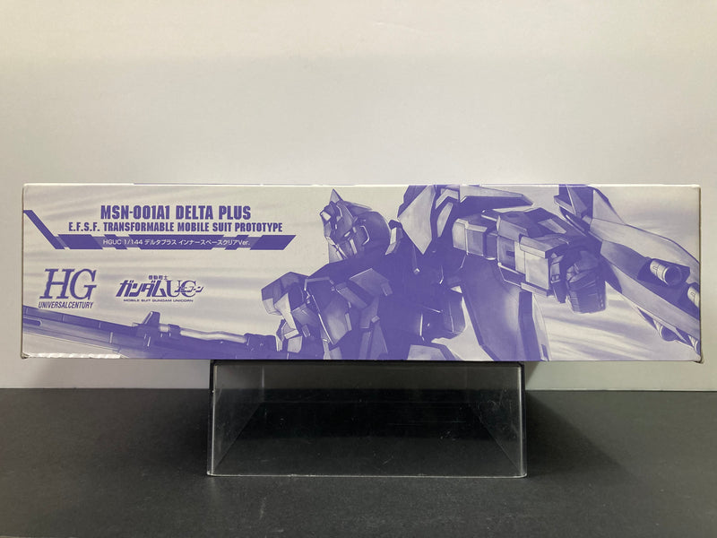 HGUC 1/144 MSN-001A1 Delta Plus E.F.S.F. Transformable Mobile Suit Prototype Inner Space Clear Color Version