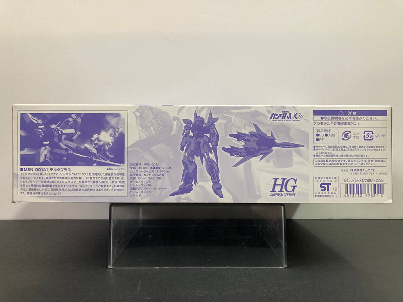 HGUC 1/144 MSN-001A1 Delta Plus E.F.S.F. Transformable Mobile Suit Prototype Inner Space Clear Color Version