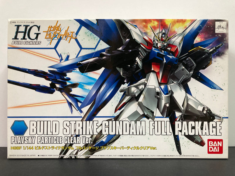 HGBF 1/144 GAT-X105B/FP Build Strike Gundam Full Package Plavsky Particle Clear Color Version Build Fighter Sei Iori Custom Made Mobile Suit 2013 Gunpla Expo World Tour Japan Special Color Version