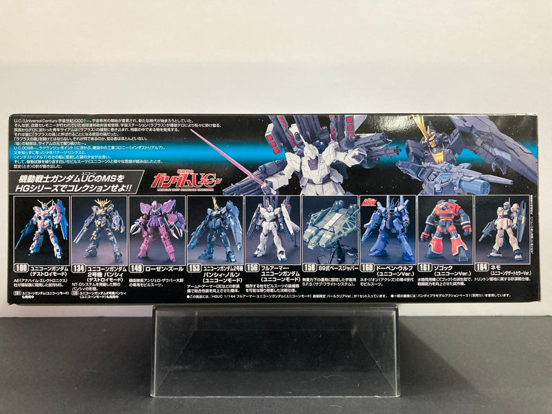 HGUC 1/144 RX-0 Full Armor Unicorn Gundam (Unicorn Mode) Full Psycho-Frame Prototype Mobile Suit Theatrical Limited Pearl Clear Color Version [OVA Episode 7: Over the Rainbow]