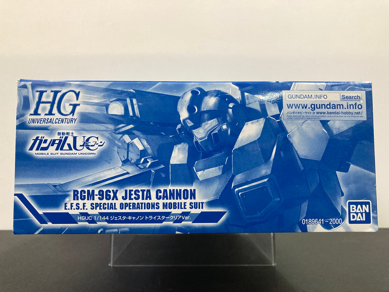 HGUC 1/144 RGM-96X Jesta Cannon E.F.S.F. Special Operation Mobile Suit Tri-Star Clear Color Version