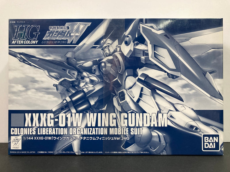 HGAC 1/144 XXXG-01W Wing Gundam Titanium Finish Version Colonies Liberation Organization Mobile Suit - 2014 54th All Japan Model & Hobby Show Special Version