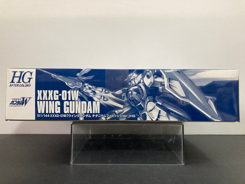 HGAC 1/144 XXXG-01W Wing Gundam Titanium Finish Version Colonies Liberation Organization Mobile Suit - 2014 54th All Japan Model & Hobby Show Special Version