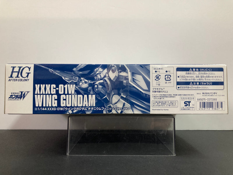 HGAC 1/144 XXXG-01W Wing Gundam Titanium Finish Version Colonies Liberation Organization Mobile Suit - 2014 54th All Japan Model & Hobby Show Special Version