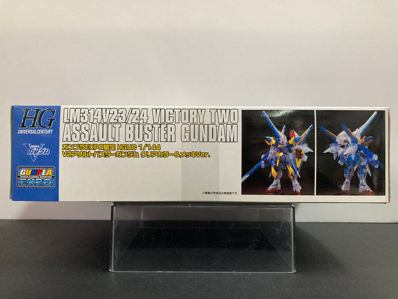 HGUC 1/144 LM314V23/24 Victory Two Assault Buster Gundam Clear Color & Plated Version - 2015 Gunpla Expo Japan Tour Special Version
