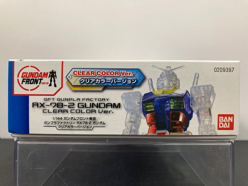 Gundam Front Tokyo 1/144 GFT Gunpla Factory RX-78-2 Gundam Clear Color Ver.