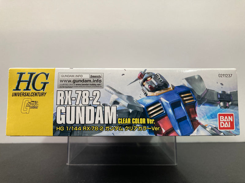 HGUC 1/144 RX-78-2 Gundam E.F.S.F. Prototype Close-Combat Mobile Suit Clear Color Version - 2016 Gunpla Expo Japan Tour Special Version