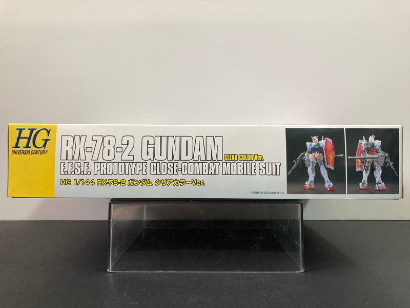 HGUC 1/144 RX-78-2 Gundam E.F.S.F. Prototype Close-Combat Mobile Suit Clear Color Version - 2016 Gunpla Expo Japan Tour Special Version