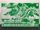 HGUC 1/144 RX-0 Unicorn Gundam (Destroy Mode) Full Psycho-Frame Prototype Mobile Suit + 1/48 Head Display Base The Final Battle Version - 2016 Gundam Product Art Mobile Suit Gundam The Origin Exhibition Special Version