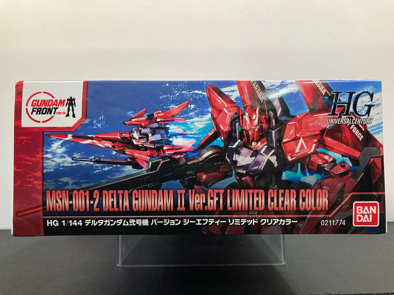 Gundam Front Tokyo HGUC 1/144 MSN-001-2 Delta Gundam II Ver. GFT Limited Clear Color