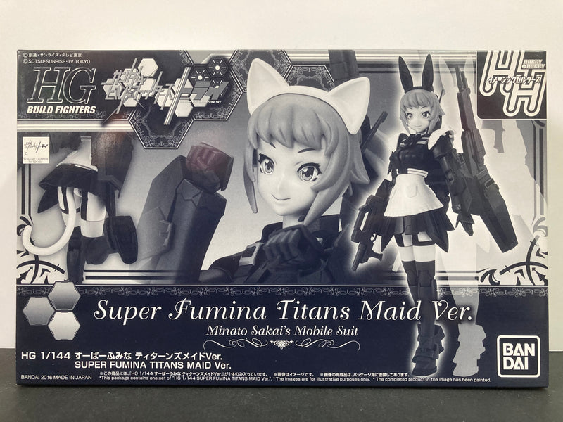 HGBF 1/144 Super Fumina Titans Maid Version Minato Sakai's Mobile Suit