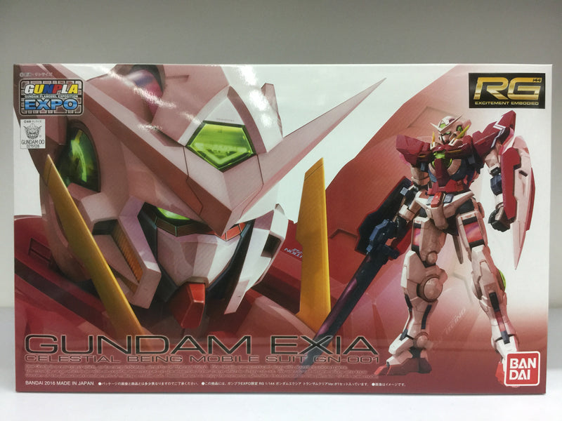RG 1/144 Gundam Exia Trans-Am Clear Color Version Celestial Being Mobile Suit GN-001
