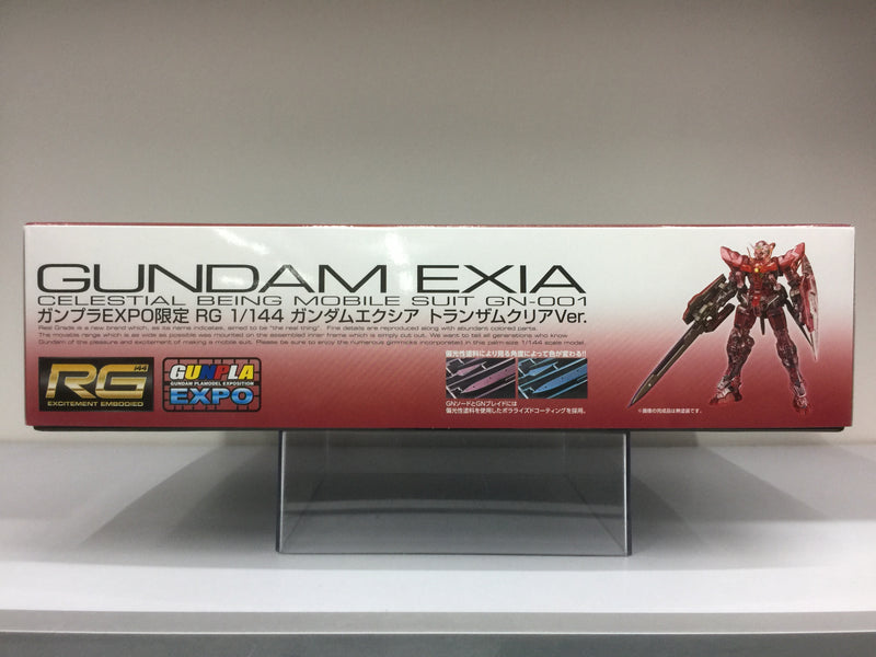 RG 1/144 Gundam Exia Trans-Am Clear Color Version Celestial Being Mobile Suit GN-001