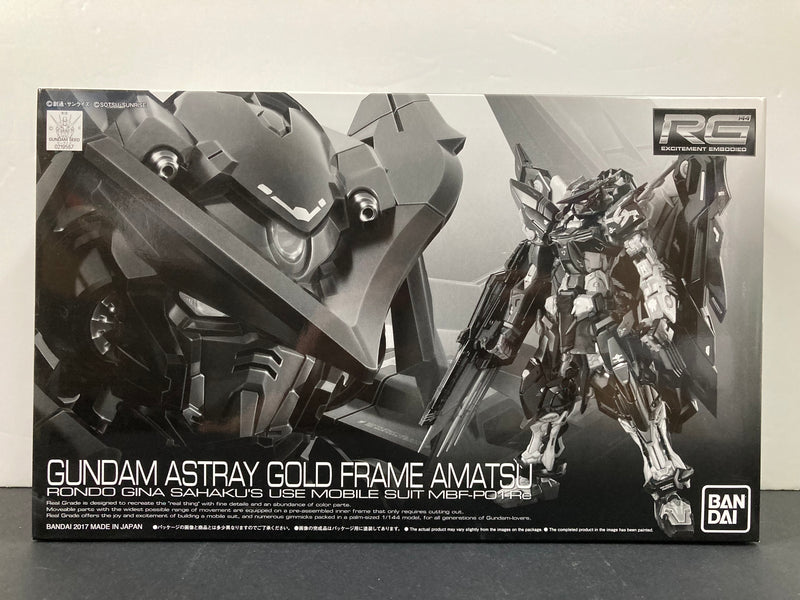 RG 1/144 Gundam Astray Gold Frame Amatsu Rondo Gina Sahaku's Use Mobile Suit MBF-P01-Re